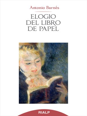 cover image of Elogio del libro de papel
